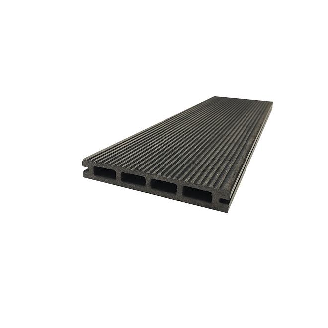 Террасная доска ДПК Лайт Антрацит 20*140*3000мм /0,42м2/  