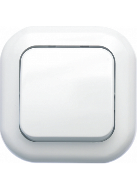 Валентина белый выключатель 1сп с16-040/50/