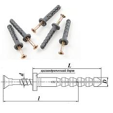 Дюбель-гвоздь цилиндр 6*60мм 