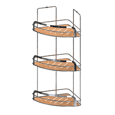 Полка угловая тройная Wood FOR-WOD03-U