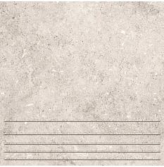 Керамогранит Керамин Вермонт 1 светло-серый ступень 29,8*29,8*0,8