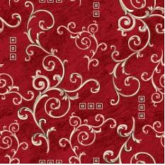 Палас Войлок 2,5*3 1612 бордо /Абстр/