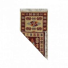 Ковер хлопковый Kilim Usak 0,8*1,5 2074 виш/крем