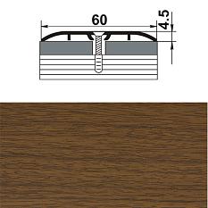 Порог стык ПС07-1.900.088 0,9м 60*4,5мм орех/6/