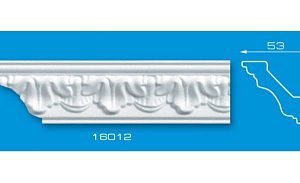 Потолочный плинтус Формат 1,3м инжекционный 16012 /35/ — фото в Интердекор