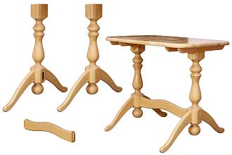 Ножка для стола овал H-800мм две опоры