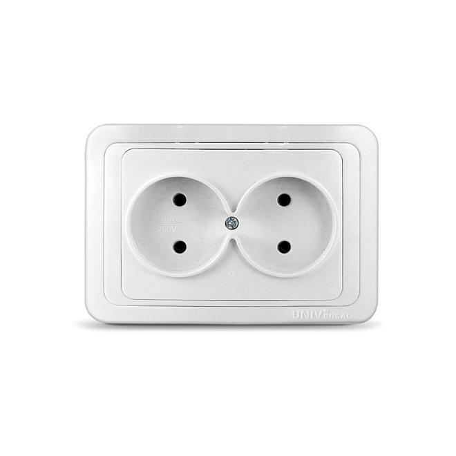 Валери белая розетка 2сп В0102/10/