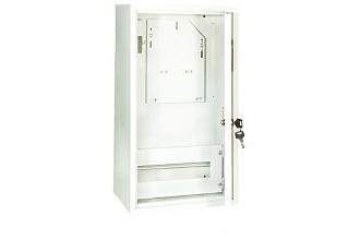 Щит металл ЩРУН 1/9 IP31 с окном для 1-ф счетчика+9мод 470х260х145 SQ0905-0034