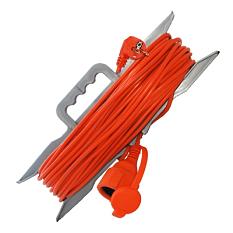 Удлинитель на рамке с заземлением евро 1 гнездо 30м ПВС SQ1307-0313/39225