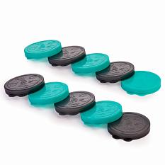 Крышка полиэтиленовая для банок набор 10шт /М353/ 