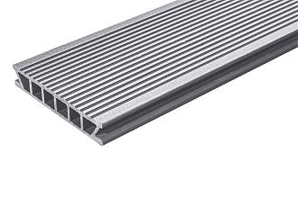 Террасная доска ДПК Deckron Classic Серая П7 28*153*4000мм /0,612м2/ 