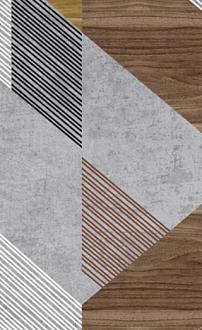 Ковер Декорелла Вельвет 0,6*1 V233 сер/беж