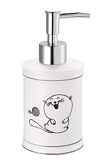 Дозатор для жидкого мыла керамика Happy Cats FOR-HC021