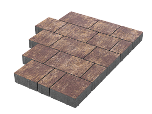 Плитка вибропрессованная Новый город гавана колормикс 160*160,80*160,240*160*60мм /1,076м2 пласт/Тула