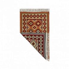 Ковер хлопковый Kilim Usak 0,8*1,5 1474 оранж/беж