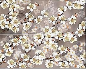 Панно Азори Amati Sakura из 2-х частей 40,2*50,5 ///