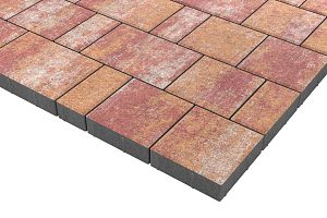Плитка вибропрессованная Мозаика санрайз колормикс 100*200,200*200,300*200*60мм /1,2м2 пласт/Тула — фото в Интердекор