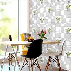 Обои Саратов влагостойкие 0,53*10м Ландыши 06 /15/