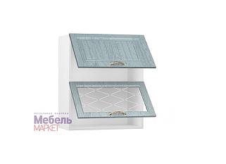 Мебель для кухни Гурман7 роялвуд голубой шкаф ШАВ-60-2Д 600*720*316 лдсп+мдф //д