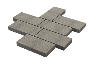 Плитка вибропрессованная Патио белый мрамор премиум эко 600*300*80мм /0,18м2 шт/Тула