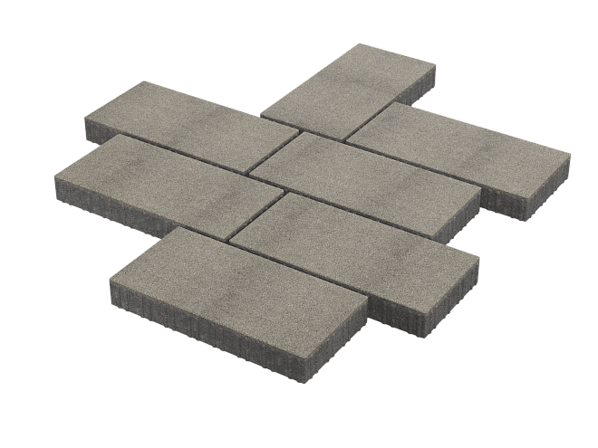 Плитка вибропрессованная Патио белый мрамор премиум эко 600*300*80мм /0,18м2 шт/Тула