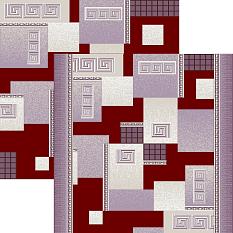 Палас Войлок 2*4 1286 бордо /Абстр/