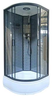 Душевая кабина 020Г 90*90*32*215 прозр стекло БЕЗ ЭЛЕКТРИКИ