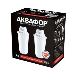 Картридж Аквафор А5 комплект 2шт бактерицидная добавка — фото в Интердекор