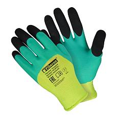 Перчатки полиэстер вспененный латексный облив /PR-MT141/