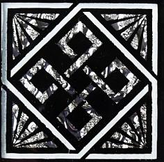 Вставка Росмозаика Дубхе платина 6,6*6,6 /48/