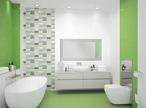 Керамическая плитка стена Азори Элара Верде 20,1*40,5  — фото в Интердекор