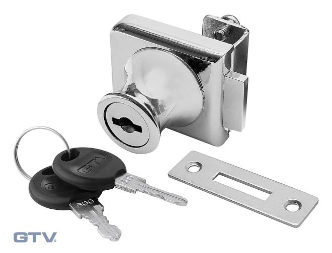 Замок для пары распашных дверей накладной