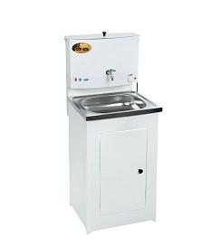 Рукомойник электрический металл Комфорт-14л нержавеющая мойка белый 1,3кВт