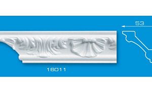 Потолочный плинтус Формат 1,3м инжекционный 16011 /35/ — фото в Интердекор