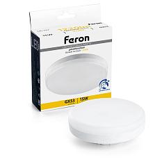 Лампа светодиодная GX53 15Вт 230V 2700K LB-457 диммируемая таблетка теплый 51067