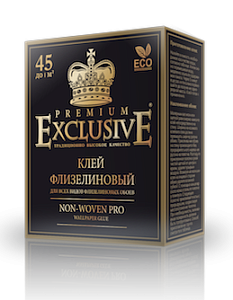 Клей Exclusive для обоев флизелиновый 250гр /24/