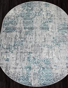 Ковер Палермо 1,6*2,3 F281 сер ОВАЛ