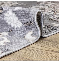 Ковер Лайла де Люкс 1,2*1,2 15793_10734 сер КРУГ /Абстр/