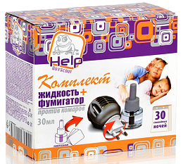 Комплект от комаров фумигатор+жидкость 30 ночей /80502/