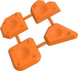 Набор шпателей пластмассовых 4шт для формирования швов 308-4000