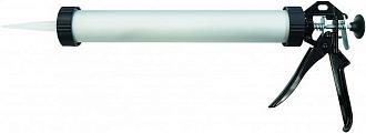 Пистолет для герметика 750мл закрытый корпус гладкий шток 030-0002
