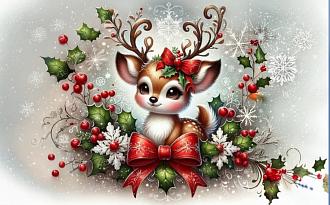 Ковер 0,4*0,6 628РА-21 Оленёнок