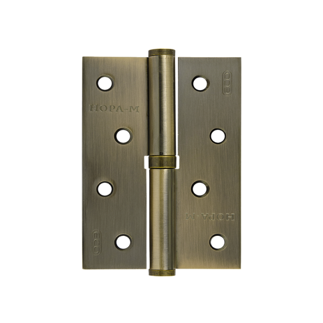 Петля 750-4/AB ЭКО сталь /100*70*2,5/ бронза левая 