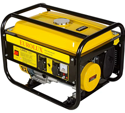 Генератор 220В Eurolux G4000A 15л 1,62л/ч 3,0/3,3кВт 39кг