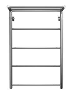 Полотенцесушитель нержавеющий Прямой с полкой П5 50х80 Д28 Stelmix