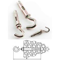 Анкерный болт с крючком полукольцо М 10*100/115