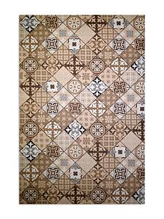 Коврик придверный влаговпитывающий соты плитка персия 100*150 /100150-137/