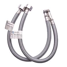 Подводка для смесителя в оплётке из полиамидных нитей 1/2" 0,6м пара /50/