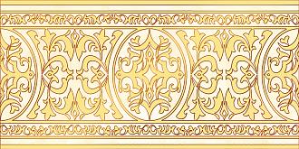 Вставка Керамика-Волга Персей бежевый D 30*60