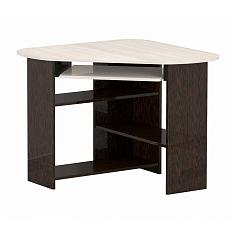 Мебель стол компьютер Комфорт-4 900*900*750 лдсп шимо светл/венге дз